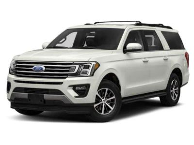 2021 Ford Expedition Max XLT in Oxford White — front three-quarter view