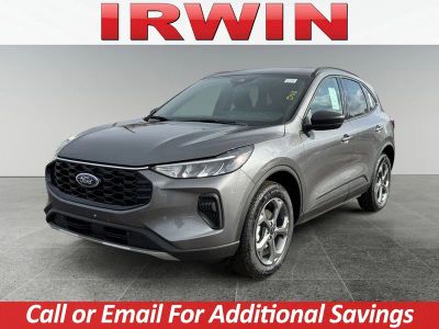 2026 Ford Escape ST-Line in Gray — front three-quarter view