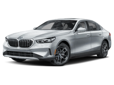 2026 BMW i5 eDrive40 in Gray — front three-quarter view