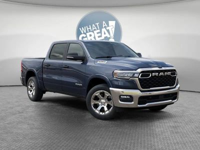 2026 RAM 1500 Big Horn/Lone Star in Forged Blue Metallic Exterior Paint — front three-quarter view