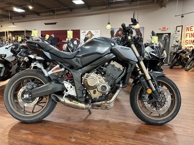 2023 Honda CB650R CB650RA — front three-quarter view