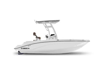 2026 Yamaha Boats 195 FSH Sport — front three-quarter view
