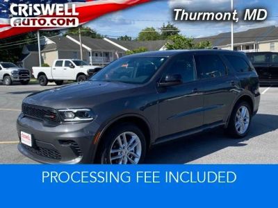 2025 Dodge Durango GT AWD in Gray — front three-quarter view