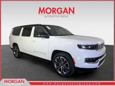 2024 Jeep Grand Wagoneer L Series III in White/off-white — front three-quarter view