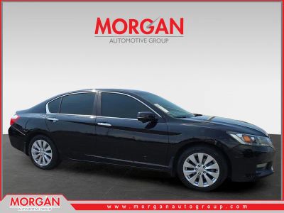 2015 Honda Accord EX-L in Black — front three-quarter view