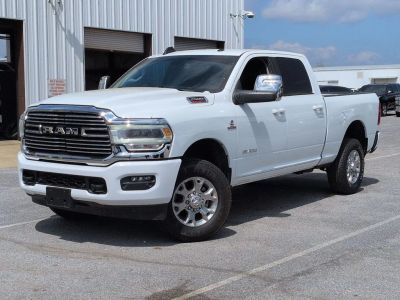2024 Ram 2500 Laramie in White — front three-quarter view