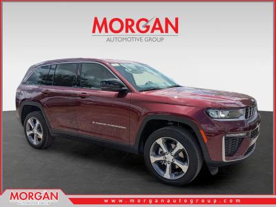 2026 Jeep Grand Cherokee Limited in Red — front three-quarter view