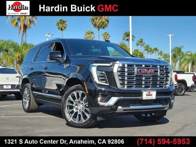 2026 GMC Yukon Denali in Onyx Black — front three-quarter view