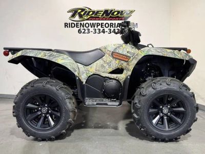 2025 Yamaha Grizzly EPS Camo — front three-quarter view