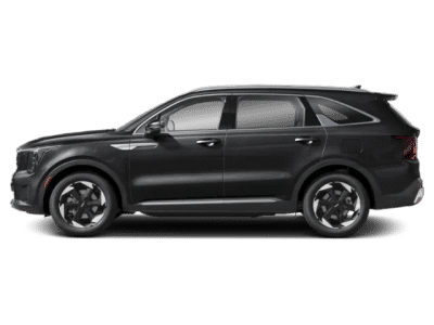 2026 Kia Sorento Hybrid — rear three-quarter view