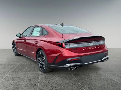 2026 Hyundai Sonata — rear three-quarter view