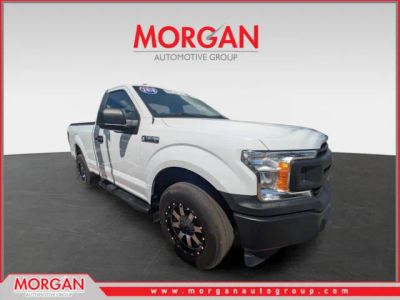 2018 Ford F-150 XL in Oxford White — front three-quarter view