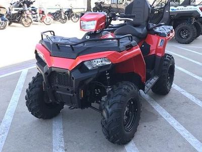 2026 Polaris Sportsman Touring 570 — rear three-quarter view