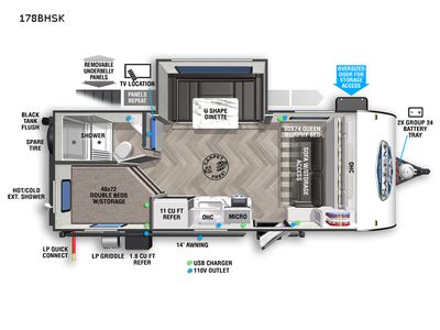 2022 Forest River RV Salem FSX - Photo 2