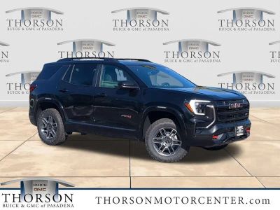 2026 GMC Terrain AT4 in Ebony Twilight Metallic — front three-quarter view