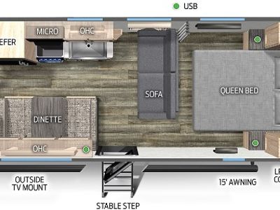 2022 Forest River Cherokee Grey Wolf — photo 7 view