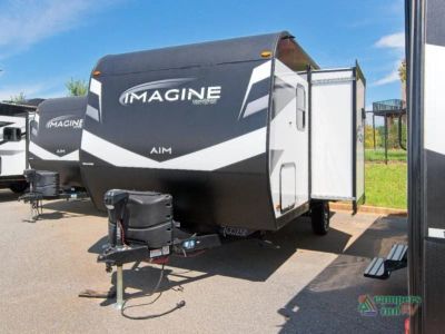 2023 Grand Design Imagine AIM — rear three-quarter view