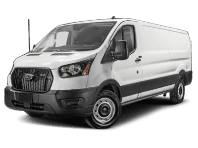 2026 Ford Transit-250 Base in White — front three-quarter view