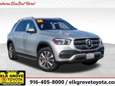 2020 Mercedes-Benz GLE 350 in Silver — front three-quarter view
