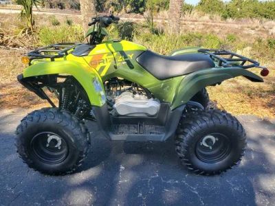 2026 Yamaha Grizzly 110 — front three-quarter view