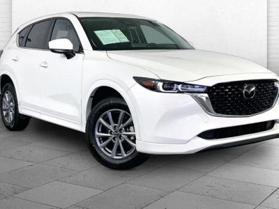 2025 Mazda Mazda CX-5 2.5 S Preferred Package in Rhodium White Met — front three-quarter view