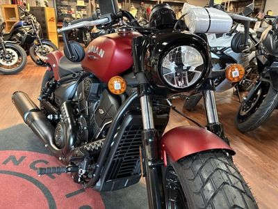 2025 Indian Motorcycle Scout Bobber Limited +Tech Sunset Red Smoke - Photo 4