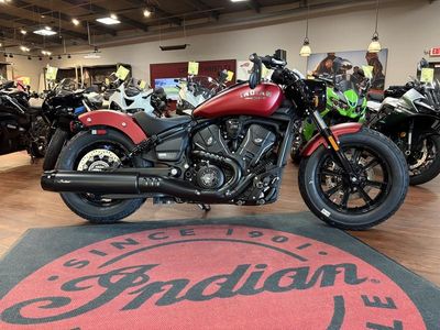 2025 Indian Motorcycle Scout Bobber Limited +Tech Sunset Red Smoke - Photo 1