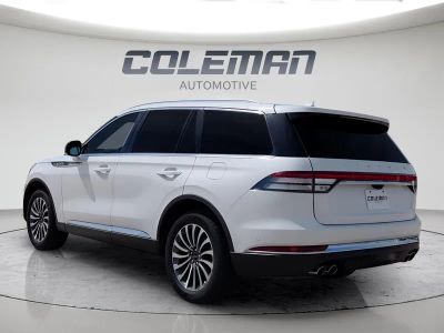 2022 Lincoln Aviator — rear three-quarter view