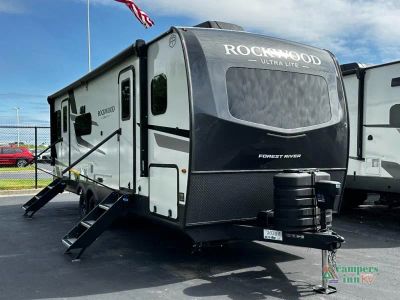 2026 Forest River RV Rockwood Ultra Lite — front three-quarter view