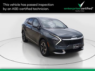 2025 Kia Sportage LX FWD — front three-quarter view
