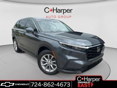 2023 Honda CR-V EX AWD in Gray — front three-quarter view