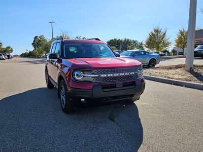 2025 Ford Bronco Sport Big Bend in Red — front three-quarter view
