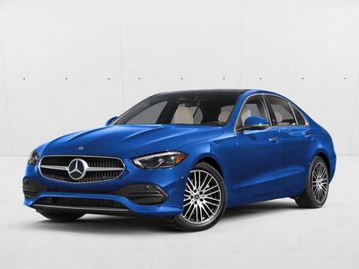 2026 Mercedes-Benz C-Class C 300 Sedan in Starling Blue — front three-quarter view