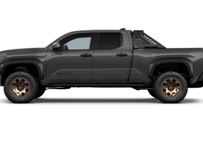 2026 Toyota Tacoma i-FORCE MAX — rear three-quarter view