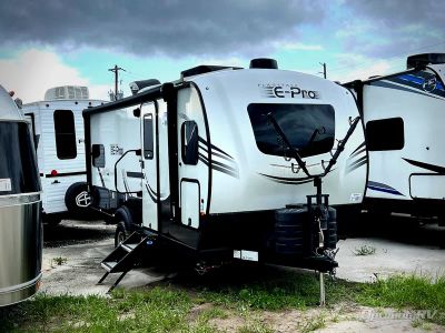 2024 Forest River Flagstaff E-Pro — front three-quarter view