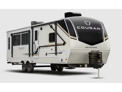 2027 Keystone RV Cougar Half-Ton — front three-quarter view