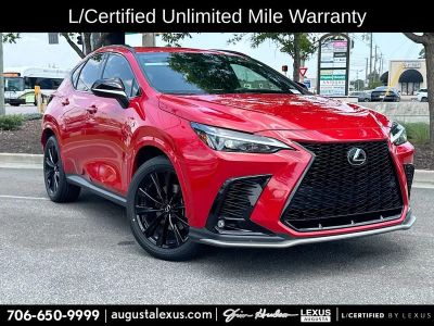 2024 Lexus NX 350 F SPORT Handling L/CERTIFIED in Redline — front three-quarter view