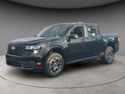 2026 Ford Maverick XLT in Shadow Black — front three-quarter view