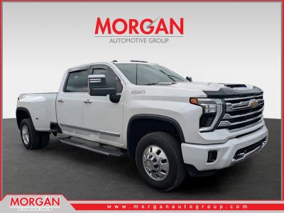 2024 Chevrolet Silverado 3500HD High Country in Beige — front three-quarter view