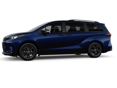 2026 Toyota Sienna — rear three-quarter view