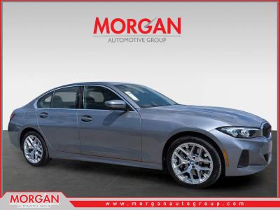 2026 BMW 3 Series 330i xDrive in Gray — front three-quarter view