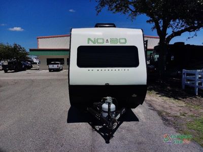 2019 Forest River RV No Boundaries — rear three-quarter view