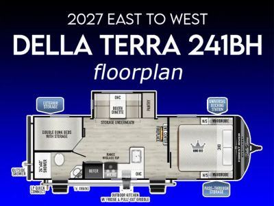 2027 EAST TO WEST DELLA TERRA — rear three-quarter view