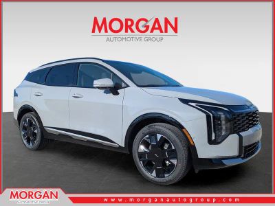 2026 Kia Sportage SX-Prestige in Wolf Gray — front three-quarter view