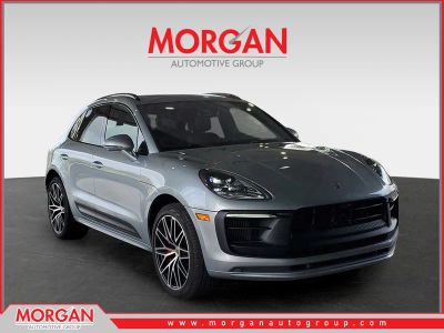 2022 Porsche Macan GTS in Black — front three-quarter view