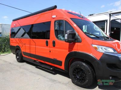 2026 Roadtrek Roadtrek in Spitfire Orange — front three-quarter view