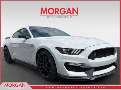 2017 Ford Mustang Shelby GT350 in Avalanche — front three-quarter view
