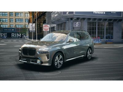 2026 BMW X7 xDrive40i in Dravit Grey Metallic — front three-quarter view
