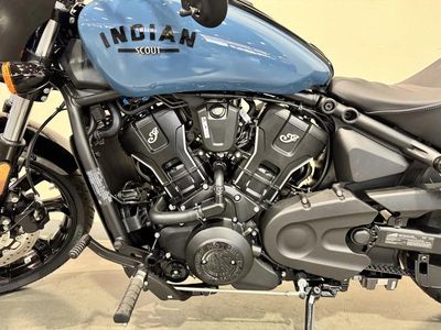 2025 Indian Motorcycle Sport Scout Limited +Tech Storm Blue — photo 13 view