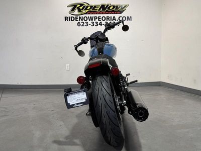 2025 Indian Motorcycle Sport Scout Limited +Tech Storm Blue — engine compartment view